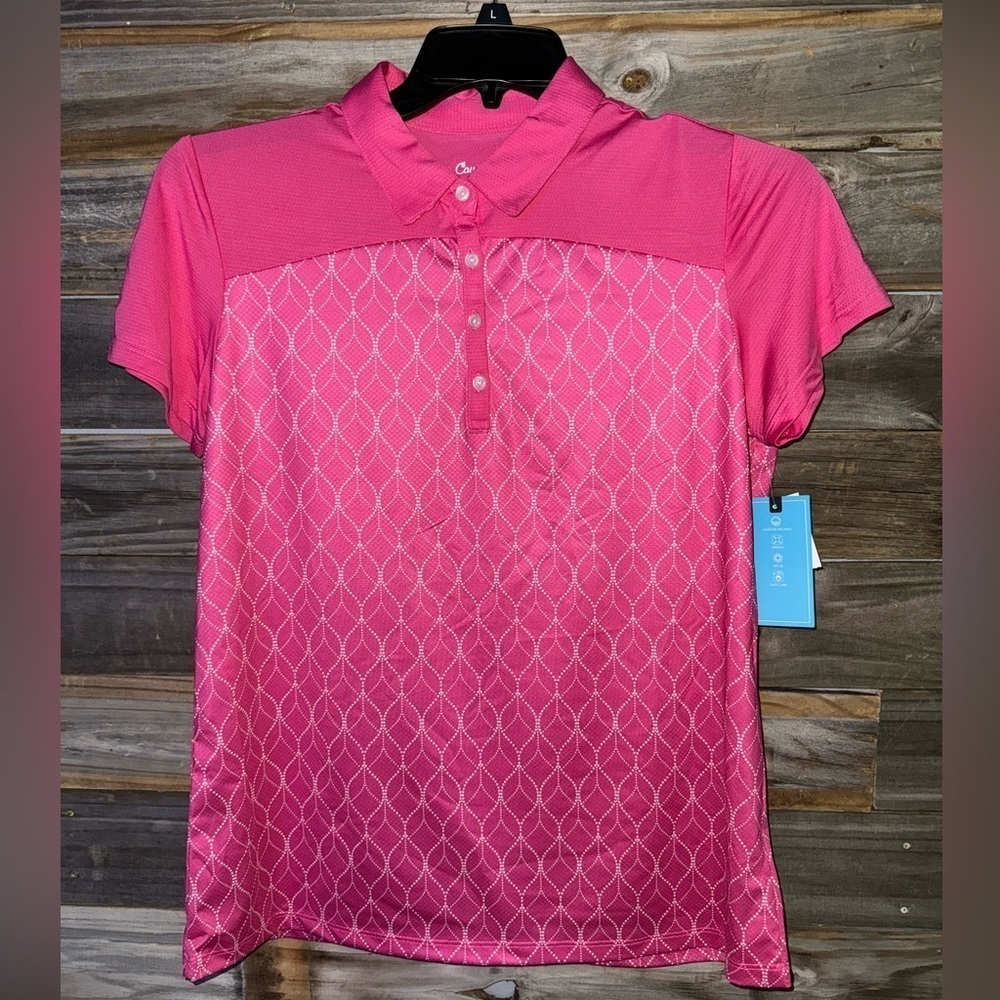 Court Haley- large - pink with white design